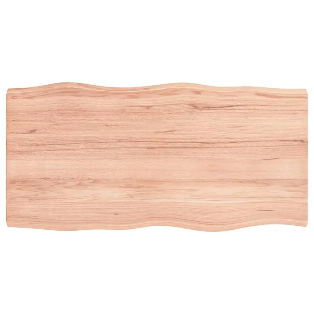 Light Brown Solid Oak Table Top 80x40cm for Dining
