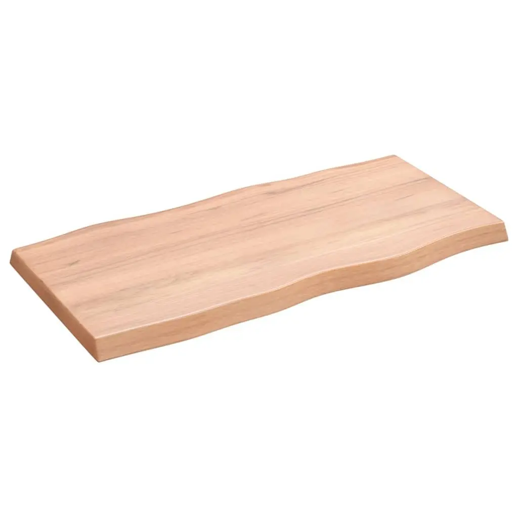 Light Brown Solid Oak Table Top 80x40cm for Dining