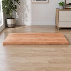 Versatile Solid Oak Table Top - Live Edge 80x50x2 cm