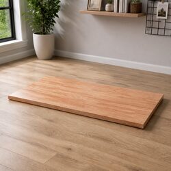 Functional Solid Oak Table Top for Home Use