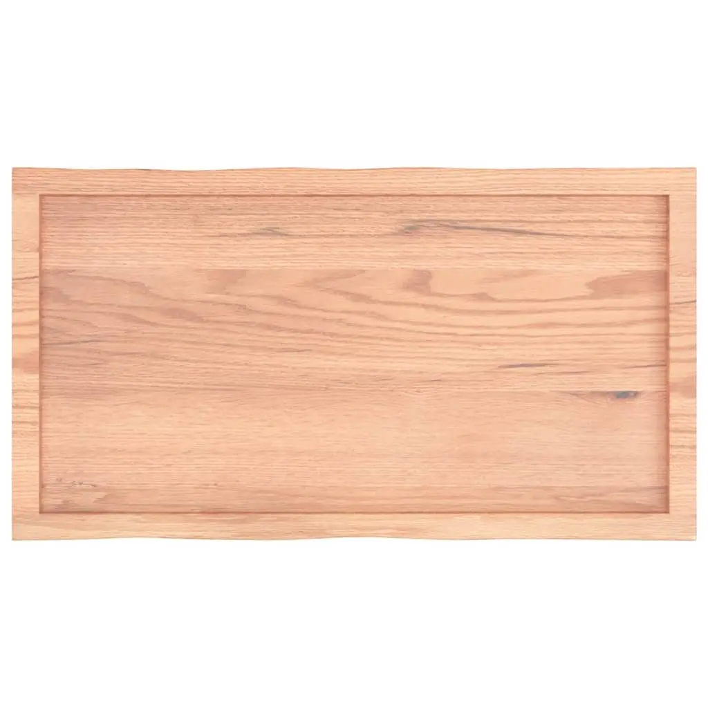 Solid Oak Tabletop for Home and Commercial Use 100x50cm