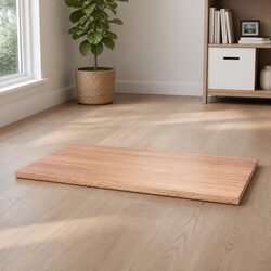 Practical Solid Oak Wood Table Top for Every Dining Need