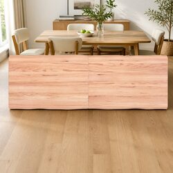 Practical Solid Oak Table Top for Home Use