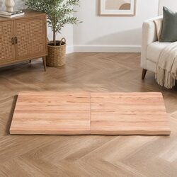 Versatile Foldable Solid Oak Table Top Light Brown
