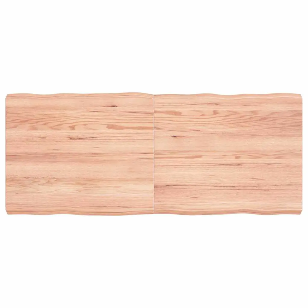 Foldable Solid Oak Table Top Light Brown