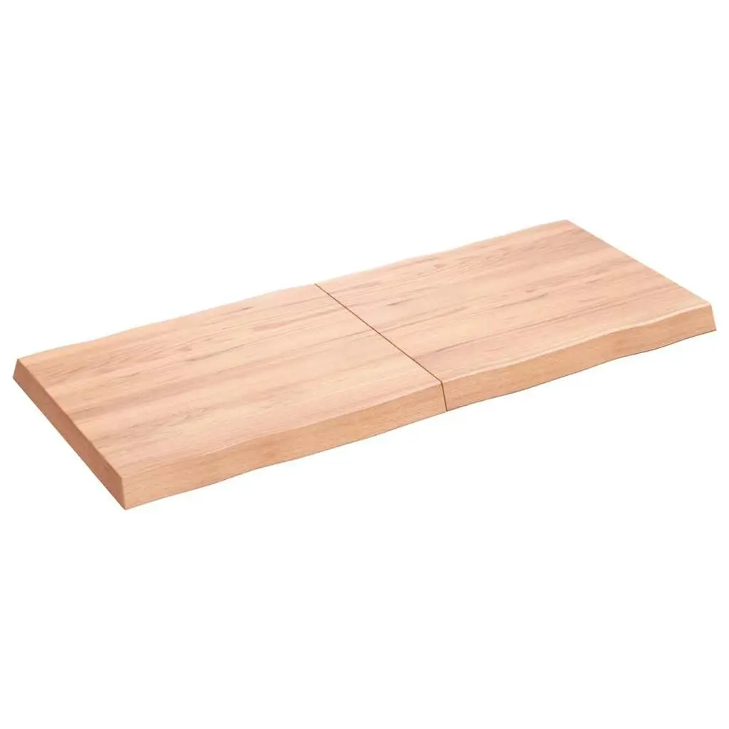 Foldable Solid Oak Table Top Light Brown