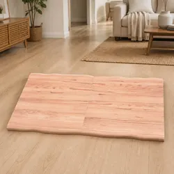 Practical Foldable Solid Oak Table Top for Home Use 120x60cm