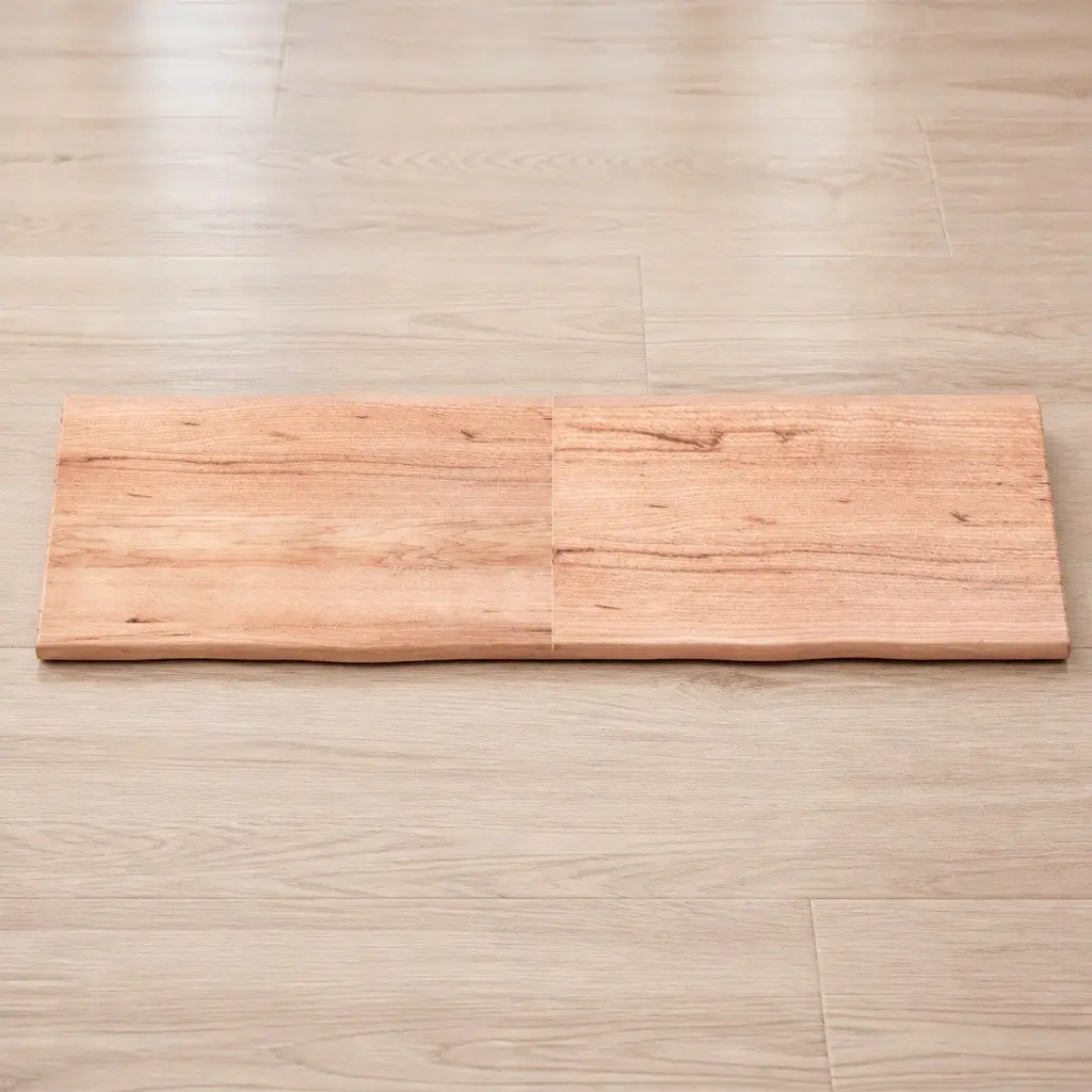 Wooden Tabletop Foldable Solid Oak 180x50cm Live Edge Brown