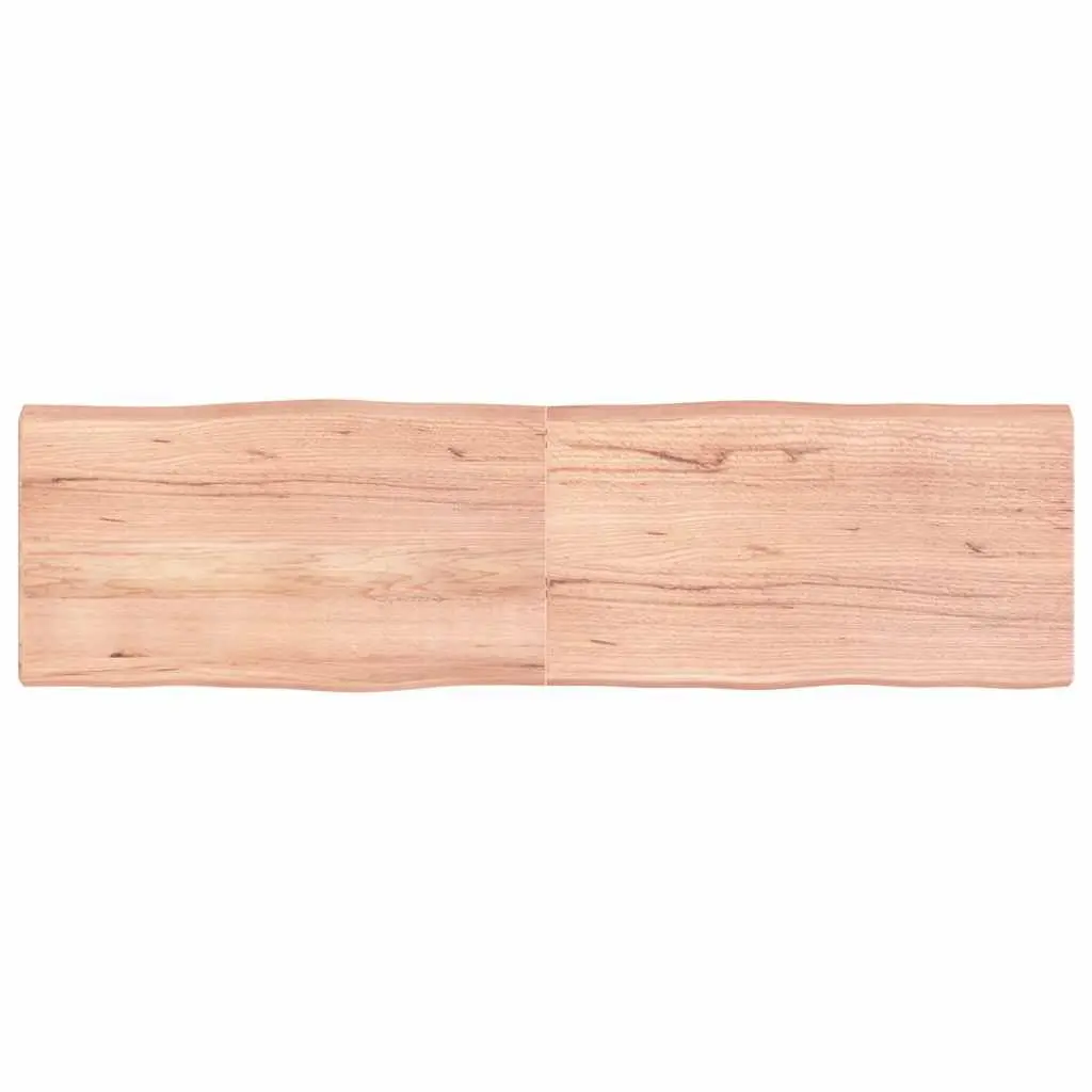 Wooden Table Top Brown Live Edge Solid Oak Folding DIY Replacement Board