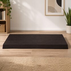 Practical Dark Brown Live Edge Table Top for Home Use
