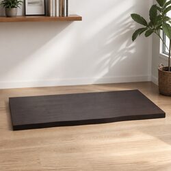 Practical Solid Oak Wood Table Top for Home Use 80x60x2 cm