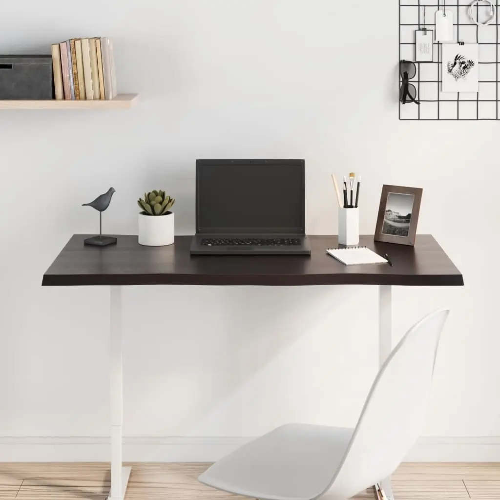 Solid Oak Table Top for Home and Business 100x40cm