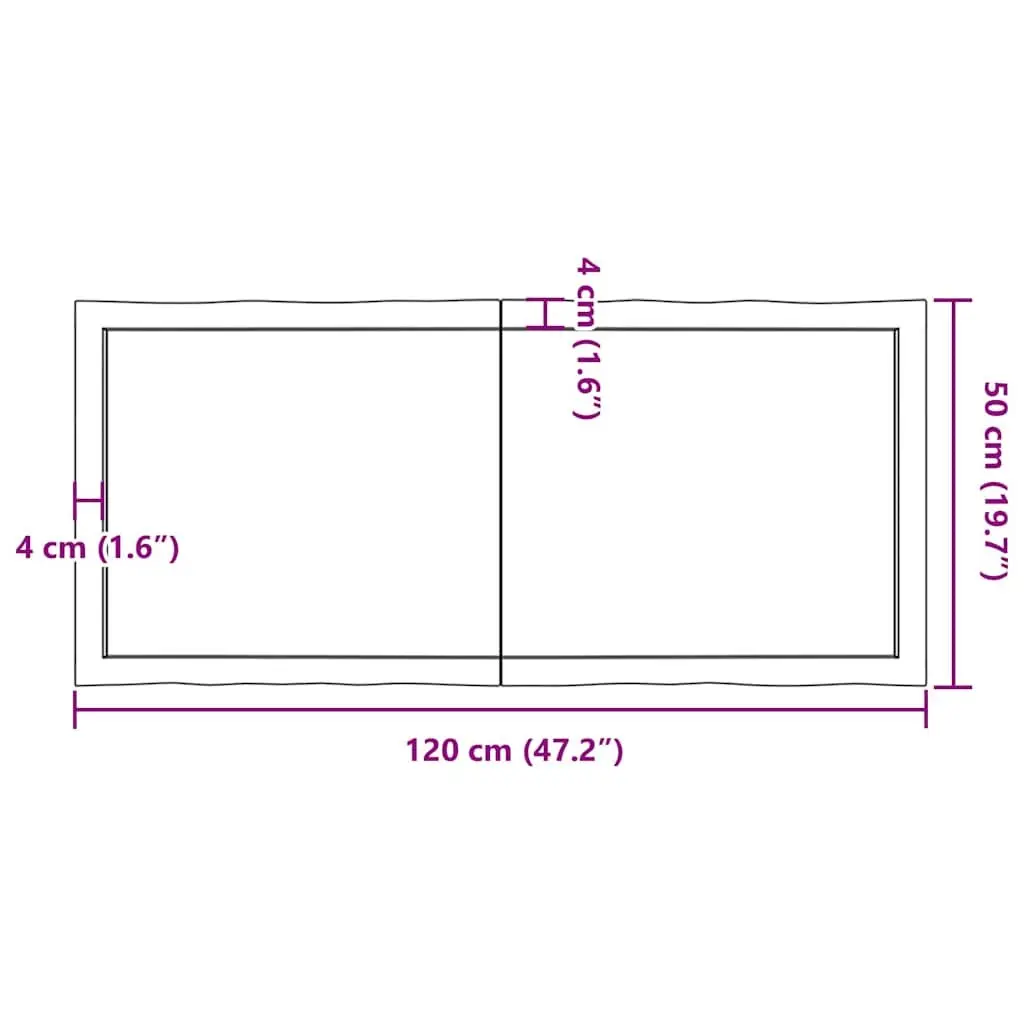 Solid Oak Table Top for Various Uses
