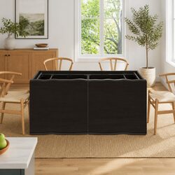 Practical Folding Solid Oak Table Top 120x60cm with Live Edge