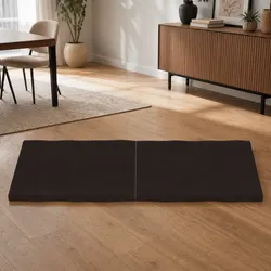 Dark Brown Solid Oak Folding Tabletop for Versatile Use
