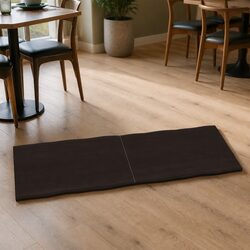 Versatile Dark Brown Live Edge Table Top for Home or Business 160x60cm