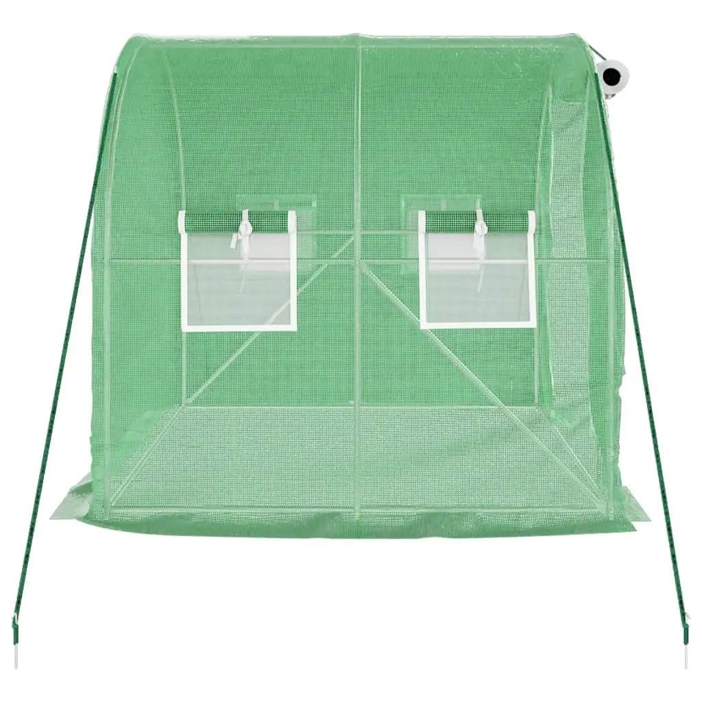 Greenhouse Steel Frame Green 4m² Garden Plant House Outdoor Shelters 2x2x2m