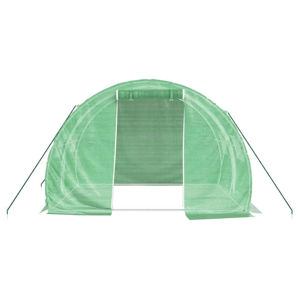 Greenhouse Garden Plant House Steel Frame 3x2x2m Green Weather Resistant PE Cover
