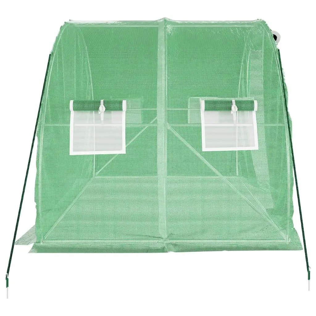 Greenhouse Garden Plant House Steel Frame 3x2x2m Green Weather Resistant PE Cover