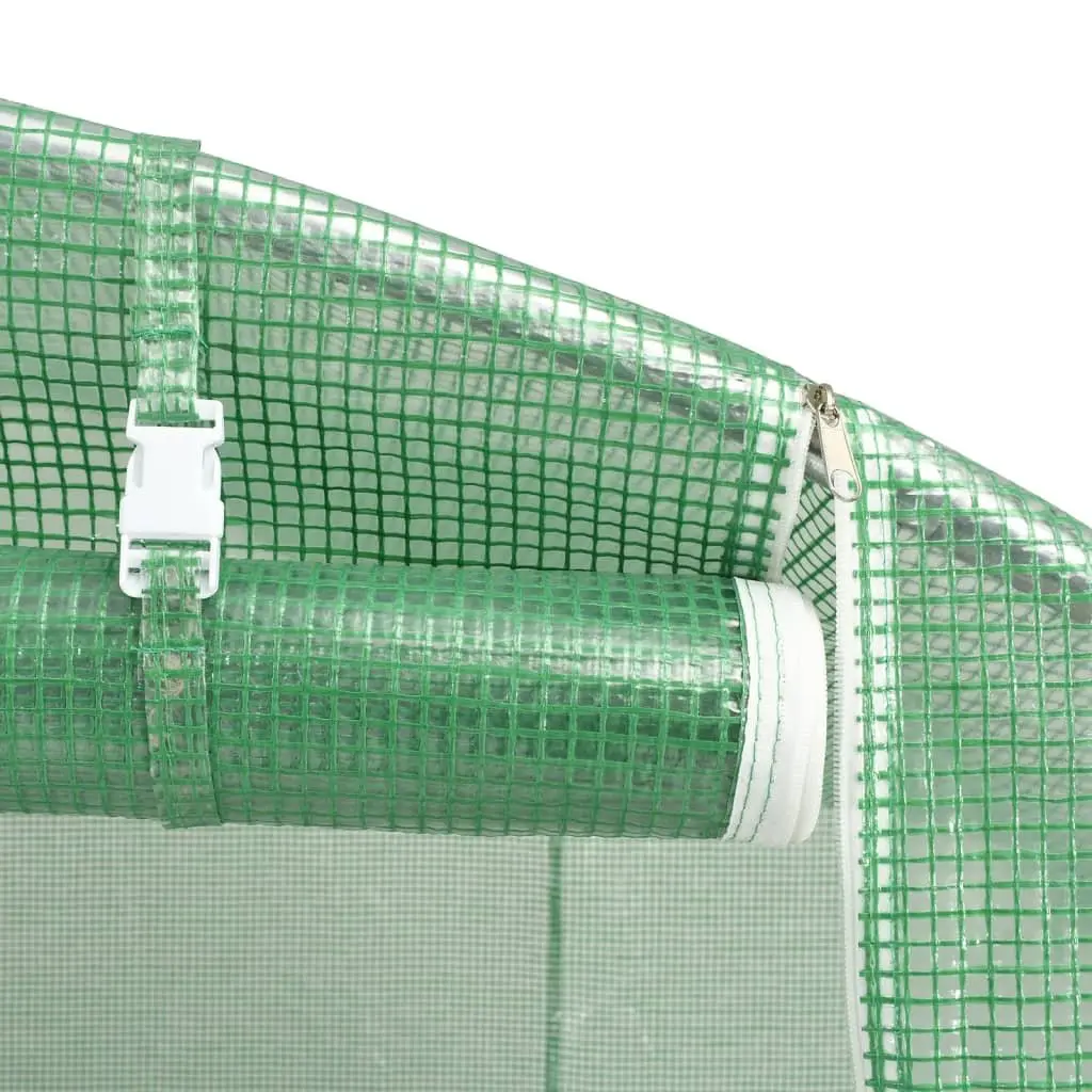 Greenhouse Garden Plant House Steel Frame 3x2x2m Green Weather Resistant PE Cover