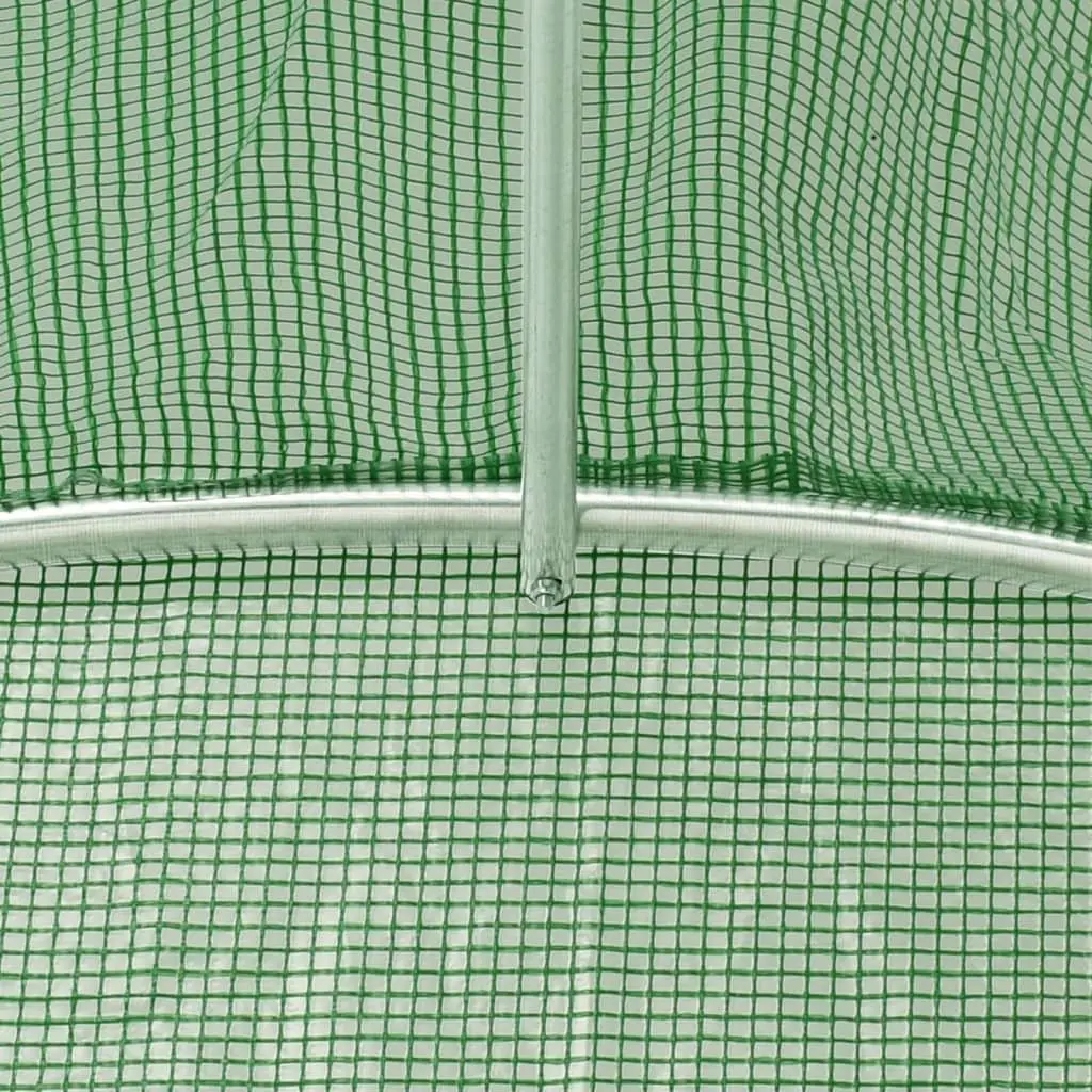 Greenhouse Garden Plant House Steel Frame 3x2x2m Green Weather Resistant PE Cover