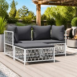 Functional Garden Footstool with Cushion for Home Use