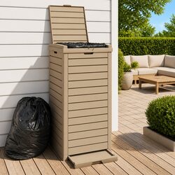 118L Outdoor Garbage Bin for Gardens and Parks