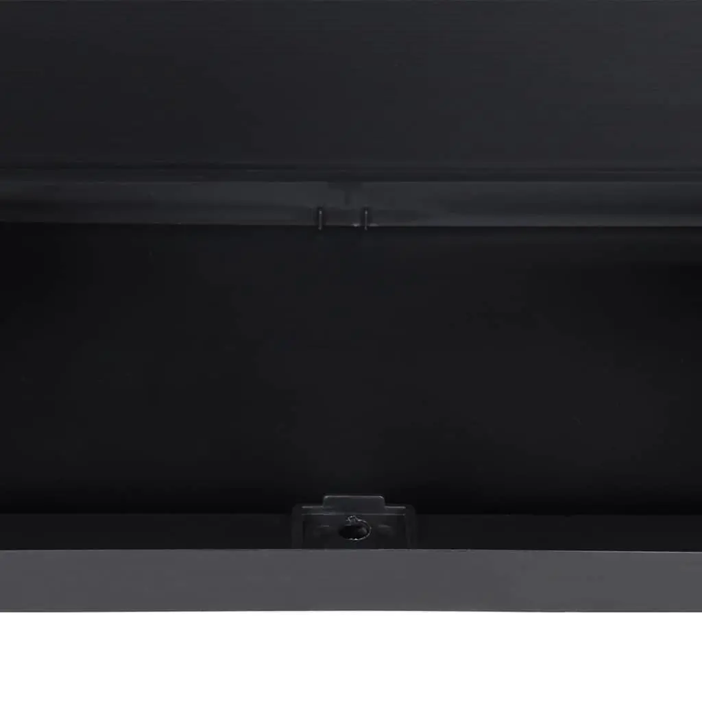 Outdoor Storage Cabinet Grey Black Garden Cupboard Lockable Adjustable Shelves