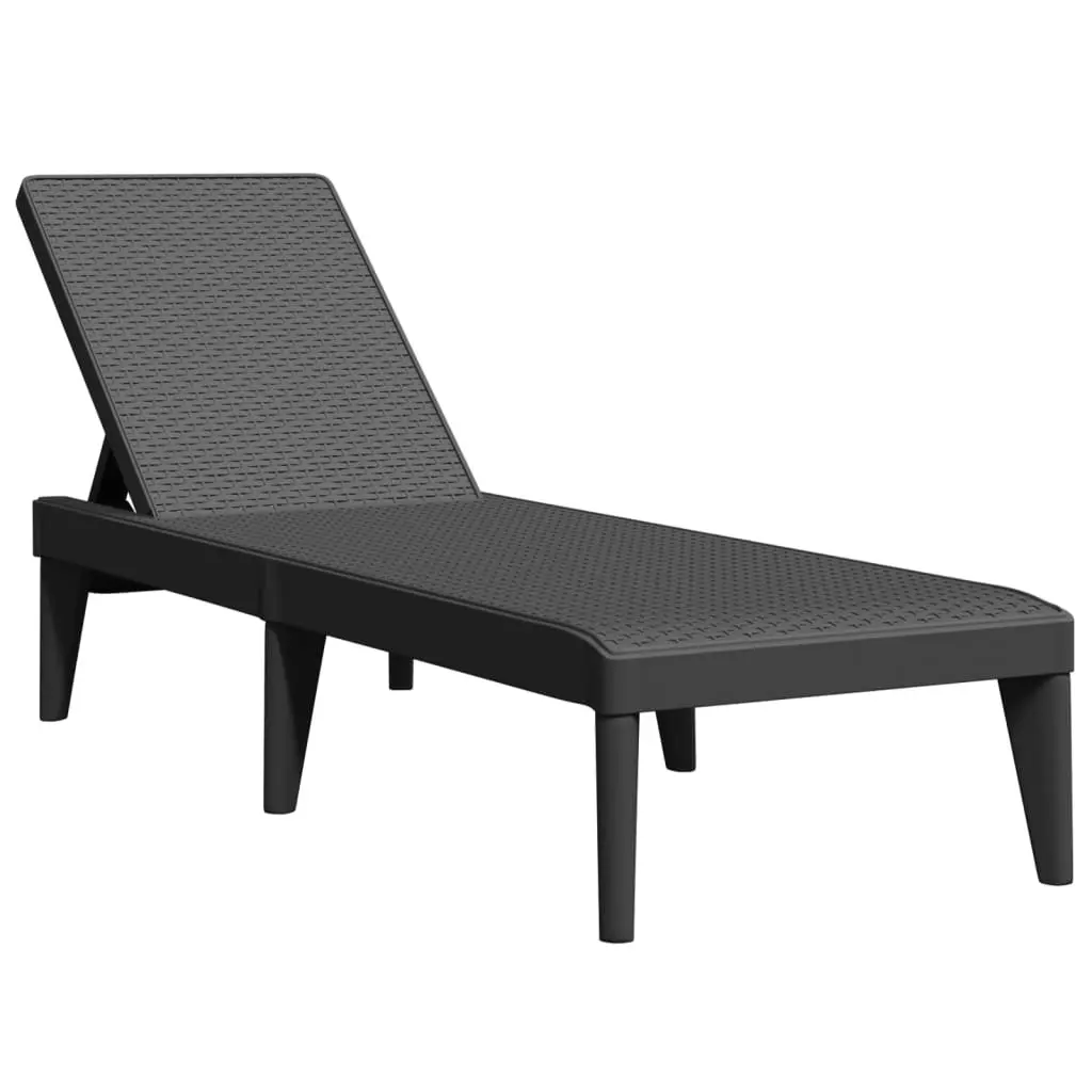 Sun Lounger Adjustable Reclining Chair Outdoor Garden Patio Lounging Seat