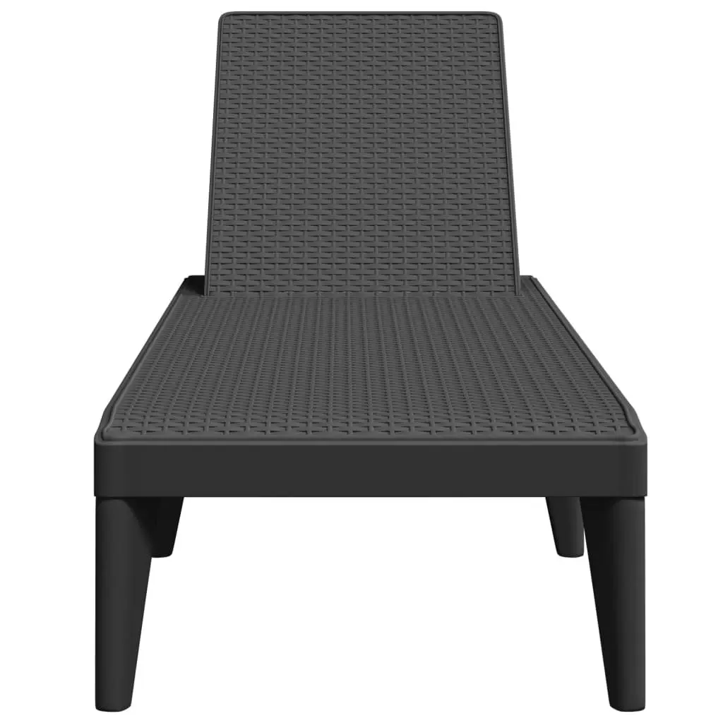 Sun Lounger Adjustable Reclining Chair Outdoor Garden Patio Lounging Seat
