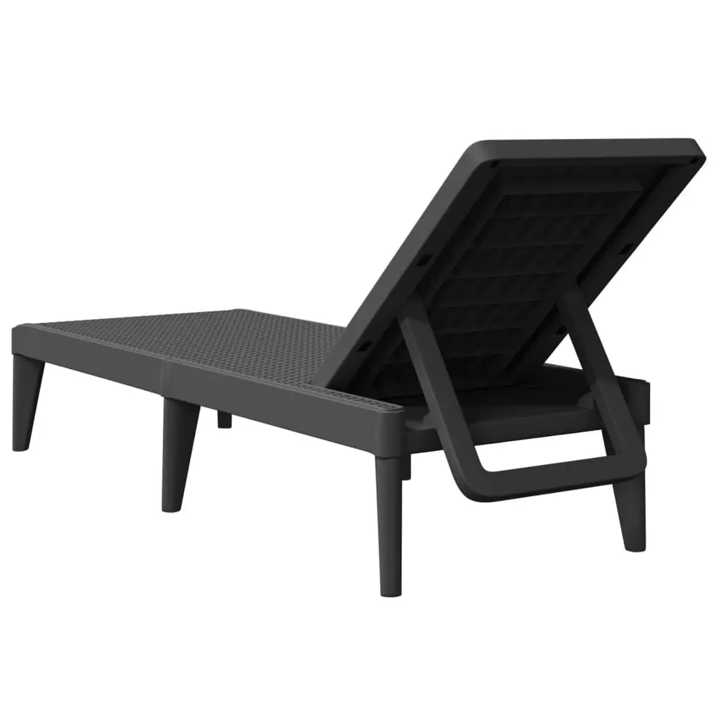 Sun Lounger Adjustable Reclining Chair Outdoor Garden Patio Lounging Seat
