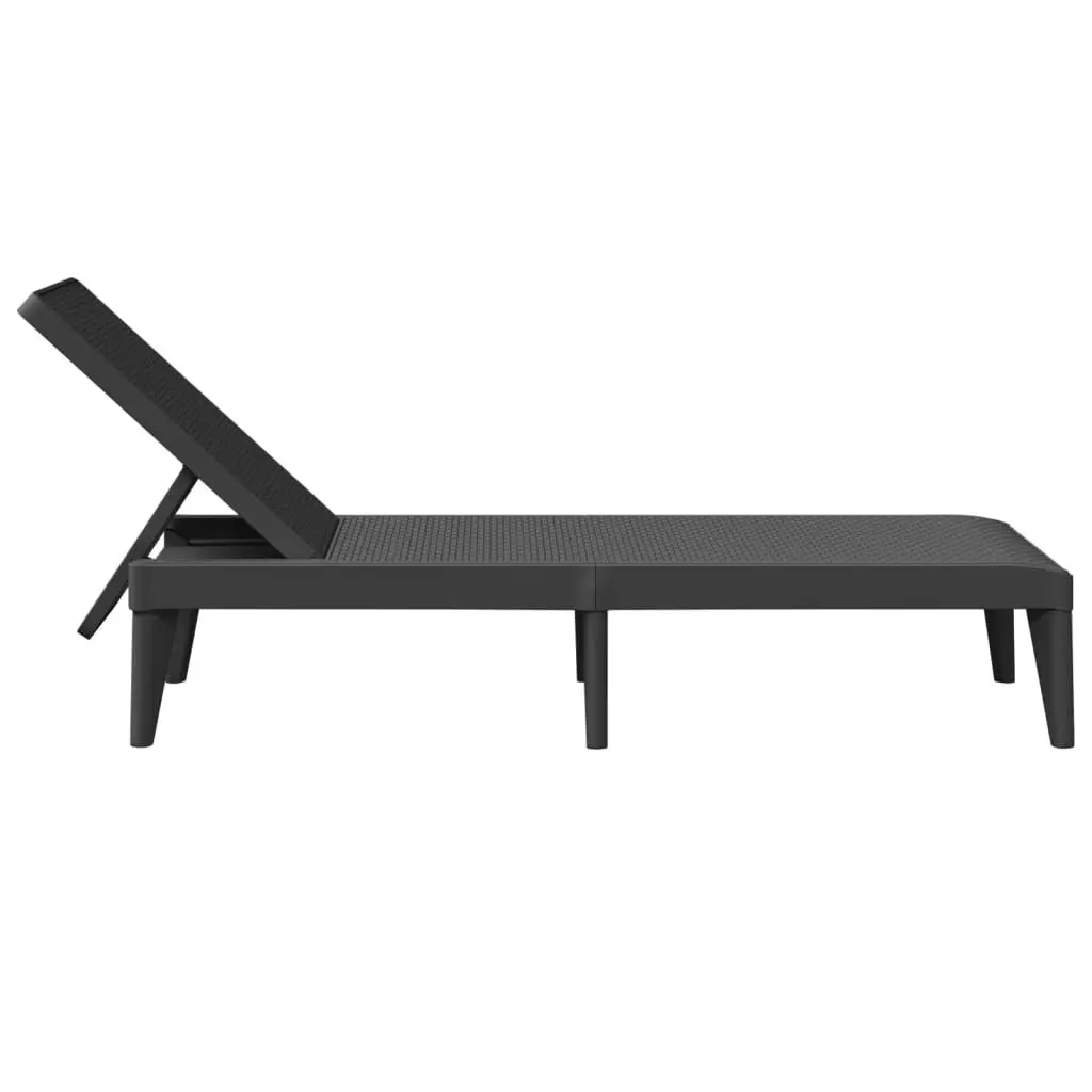 Sun Lounger Adjustable Reclining Chair Outdoor Garden Patio Lounging Seat
