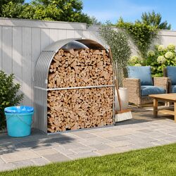 Versatile Log Holder for Your Fireplace or Outdoor Use