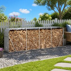 Sturdy Log Holder for Practical Firewood Storage