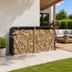 Practical Log Holder for Home Firewood Storage Solutions