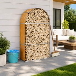 Practical Log Holder for Firewood Storage at Home 120x45x210 cm