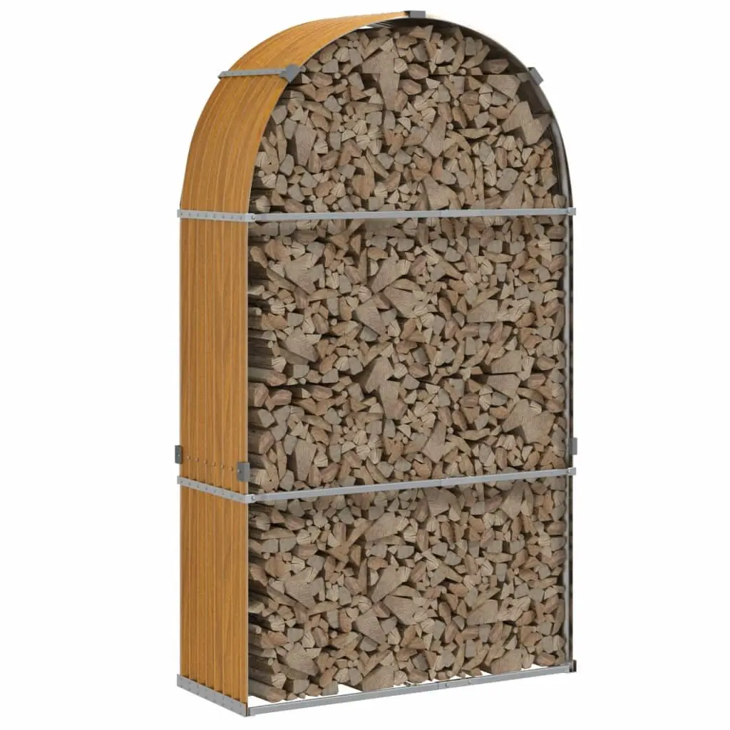 Log Holder for Firewood Storage at Home 120x45x210 cm