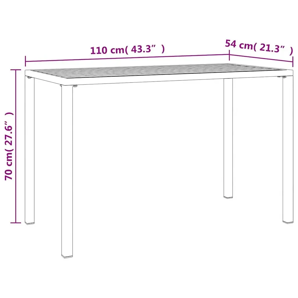 Garden Dining Table for Meals and Gatherings