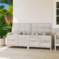 Practical Wooden Storage Box for Outdoor Essentials