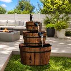 Practical Water Fountain for Garden and Patio Use