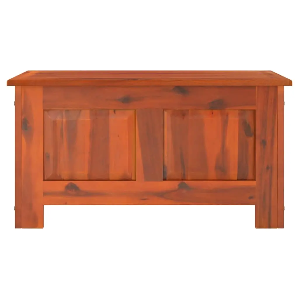 Storage Chest Solid Acacia Wood Brown Large