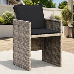Versatile 4-Piece Grey Outdoor Chair Set for Any Space