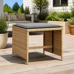 4-Piece Garden Stools with Cushions for Outdoor Spaces