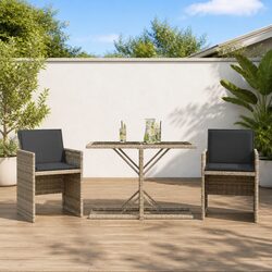 3 Piece Bistro Set for Garden, Balcony, or Patio