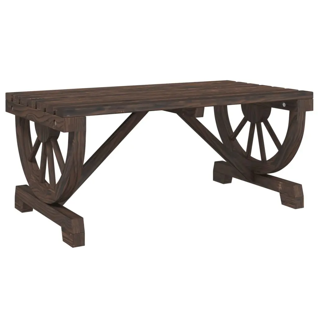 Solid Wood Coffee Table for Outdoor Gatherings