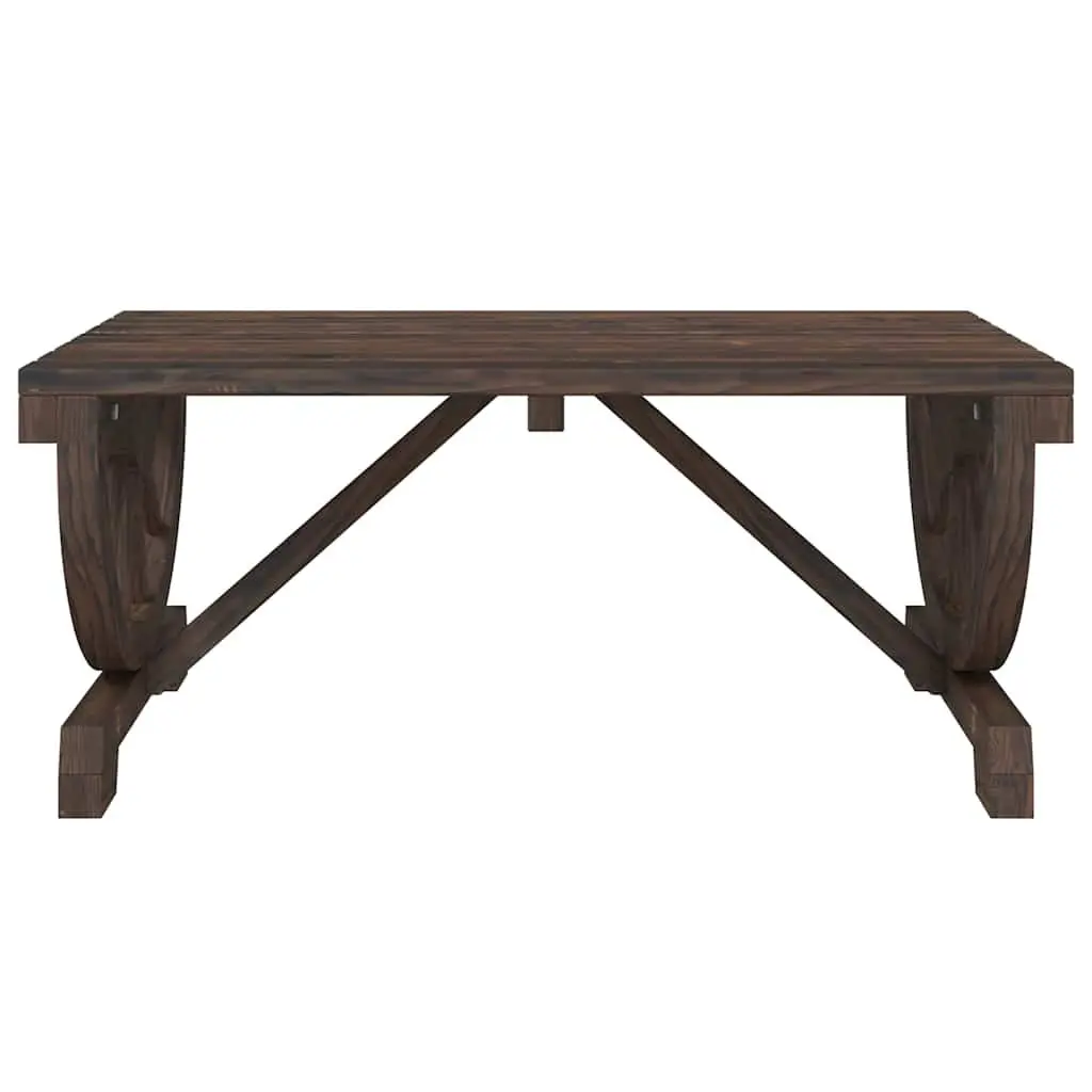 Solid Wood Coffee Table for Outdoor Gatherings
