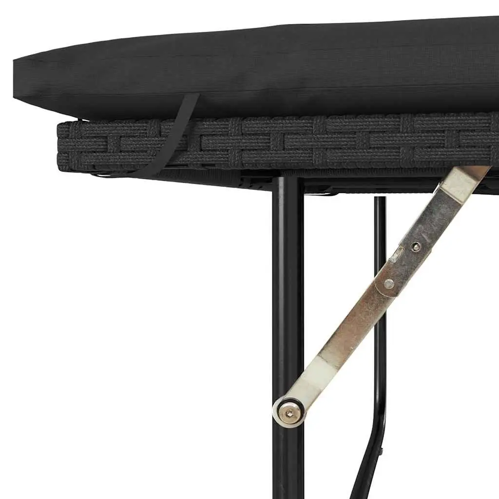 2-Seater Sofa Bed for Outdoor Use with Cushions