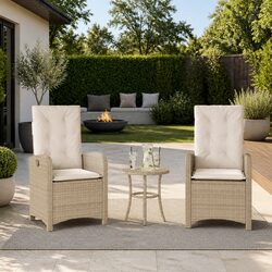 Versatile Outdoor Reclining Chairs Set for Relaxation