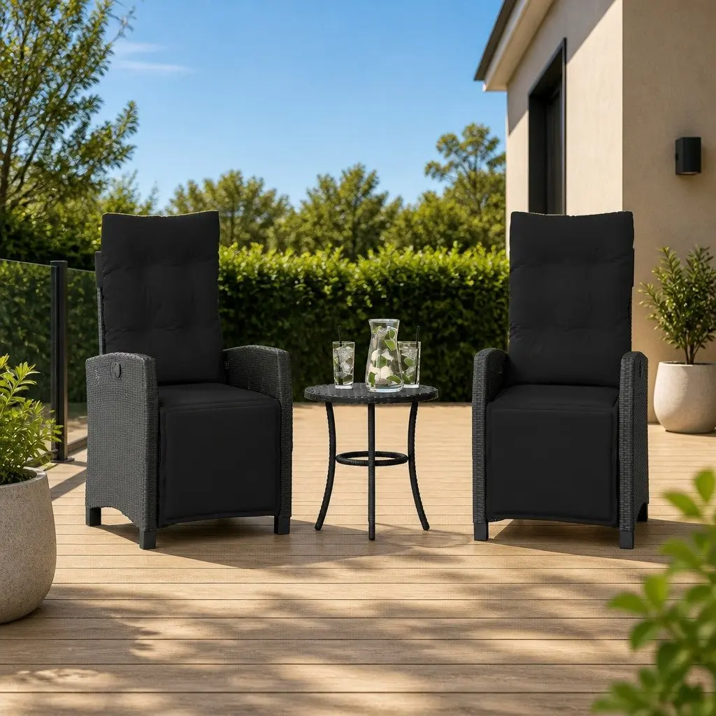 Outdoor Bistro Set 3-Piece for Home Use