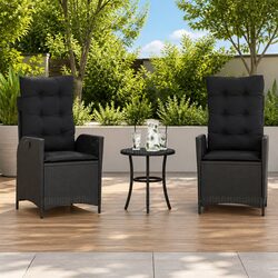 Practical 3 Piece Bistro Set for Any Outdoor Setting
